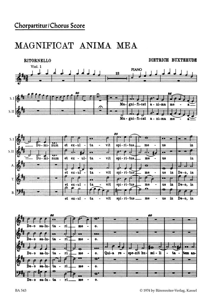 Magnificat anima mea BuxWV-Anh 1